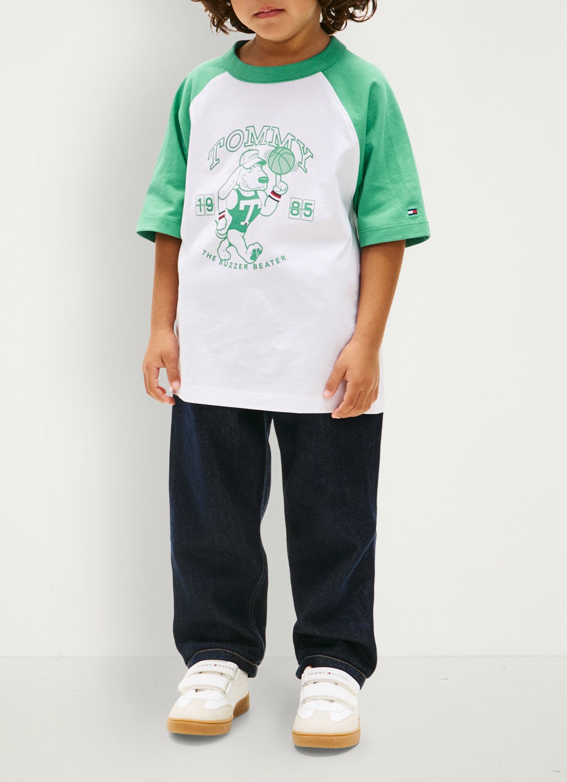 Tommy Hilfiger T-shirt met logoprint - voorkant 3 wit