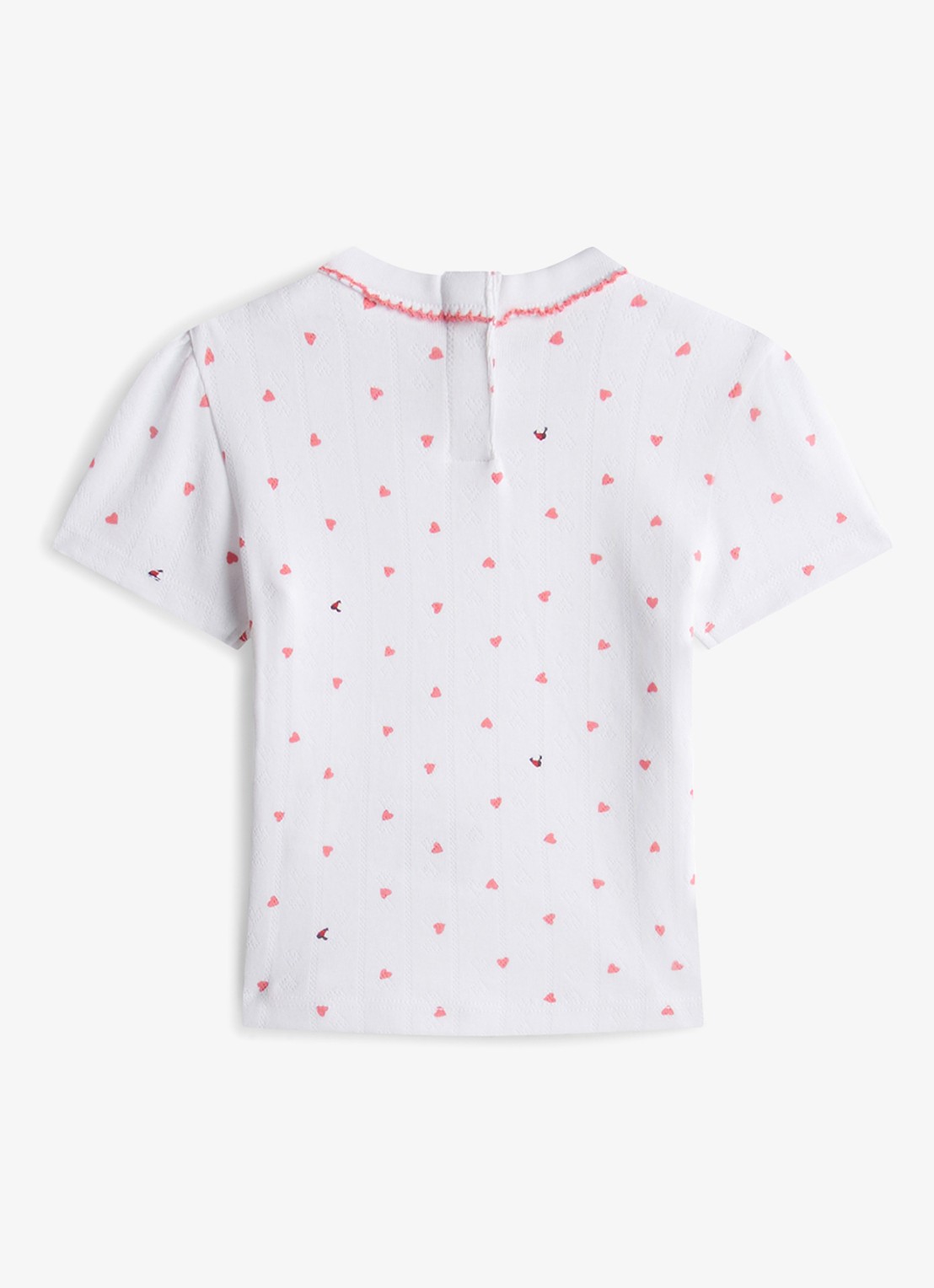 Tommy Hilfiger T-shirt met print en logo - detail wit