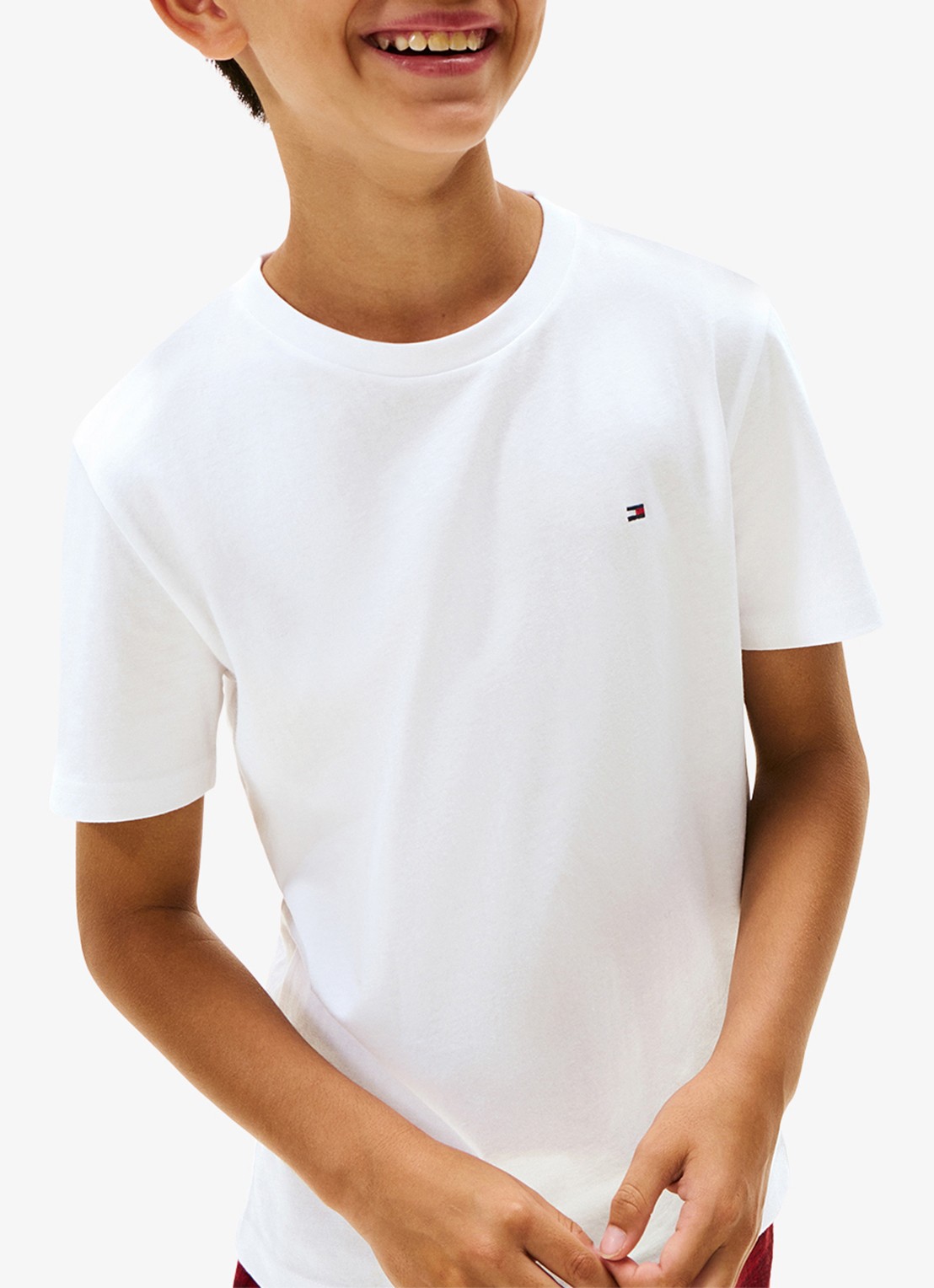 Tommy Hilfiger T-shirt met ronde hals in 2-pack - detail 2 donkerblauw