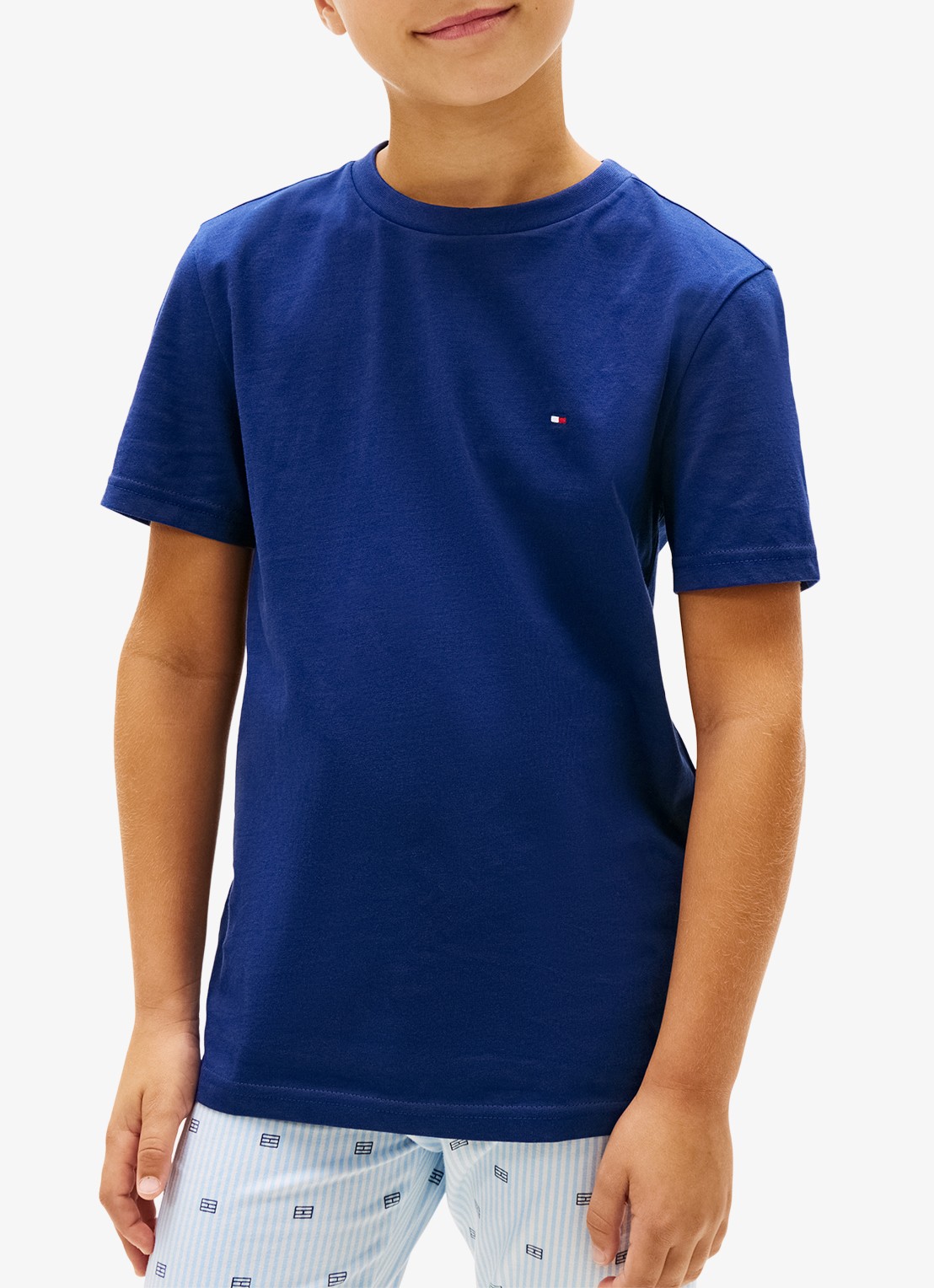 Tommy Hilfiger T-shirt met ronde hals in 2-pack - detail 4 brisk blue