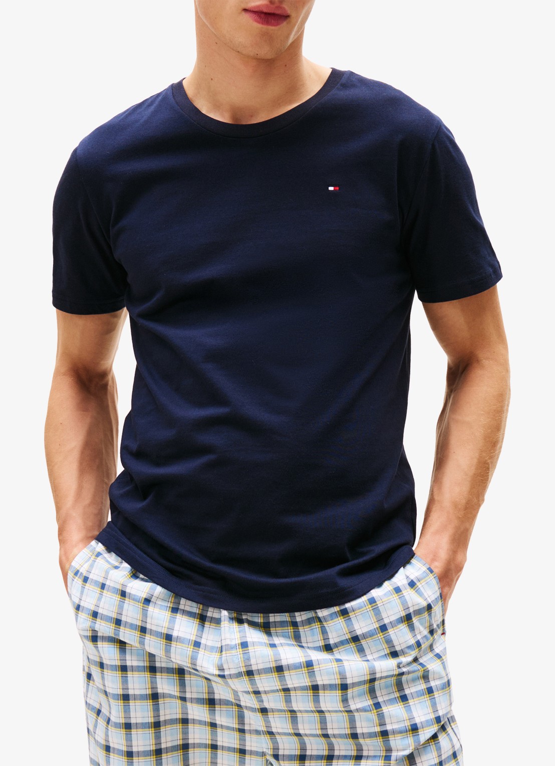 Tommy Hilfiger T-shirts met logo in 3-pack - detail 4 lindegroen