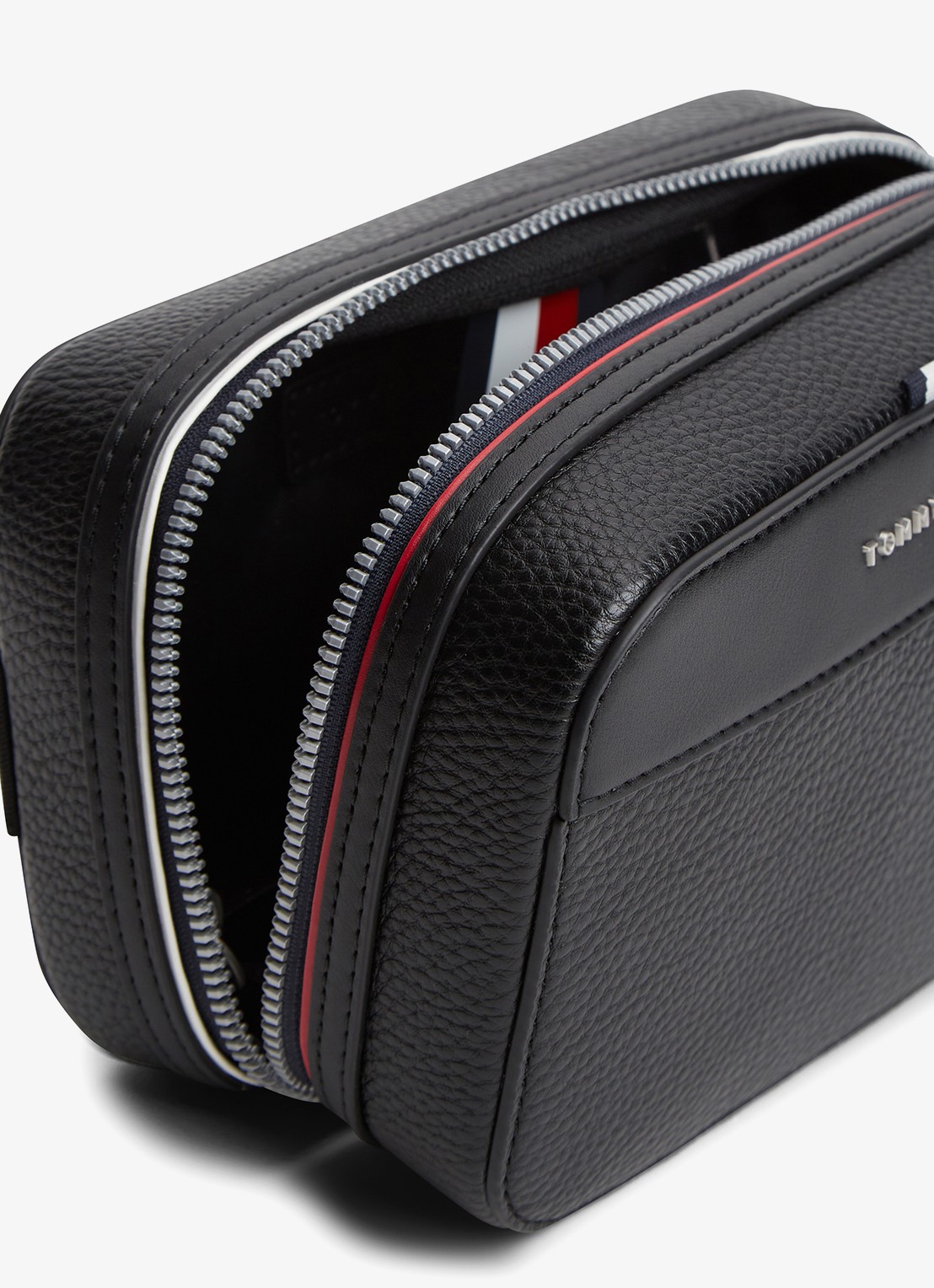 Tommy Hilfiger Toilettas met logo - detail 2 diepzwart