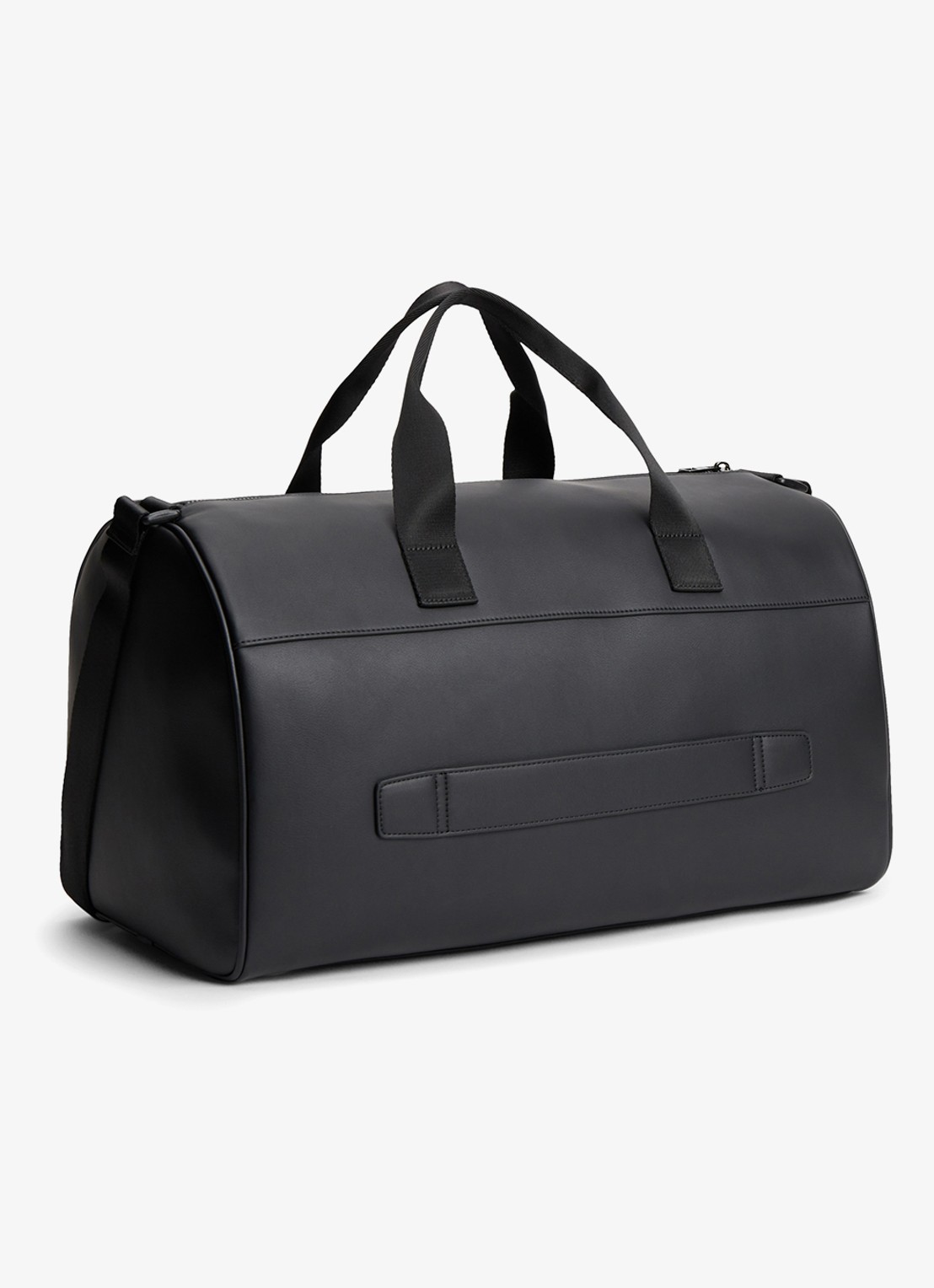 Tommy Hilfiger Weekendtas met logo - achterkant diepzwart