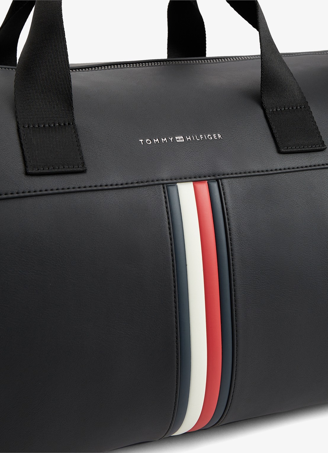 Tommy Hilfiger Weekendtas met logo - detail 5 diepzwart
