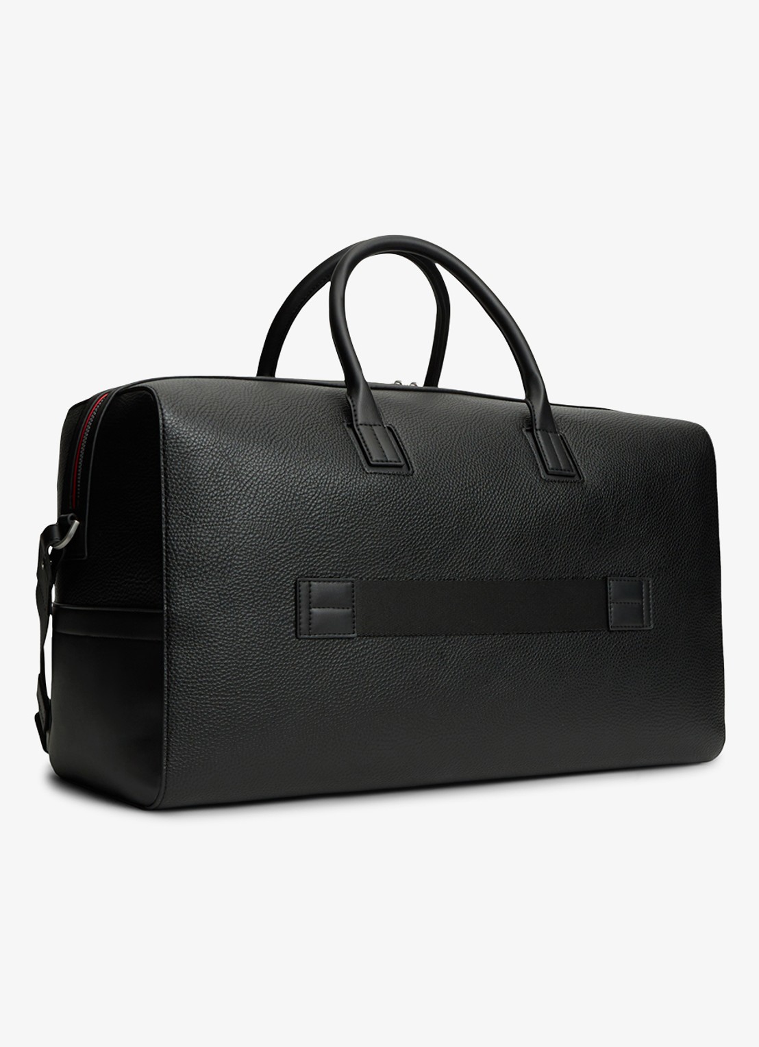 Tommy Hilfiger Weekendtas met logo - achterkant 3 diepzwart