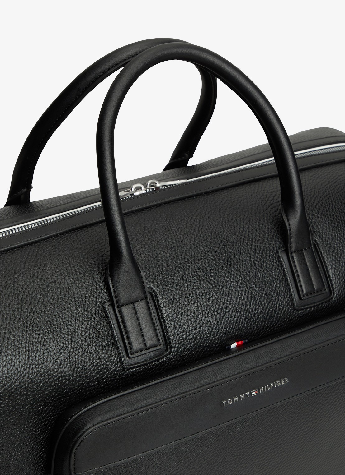 Tommy Hilfiger Weekendtas met logo - detail 2 diepzwart