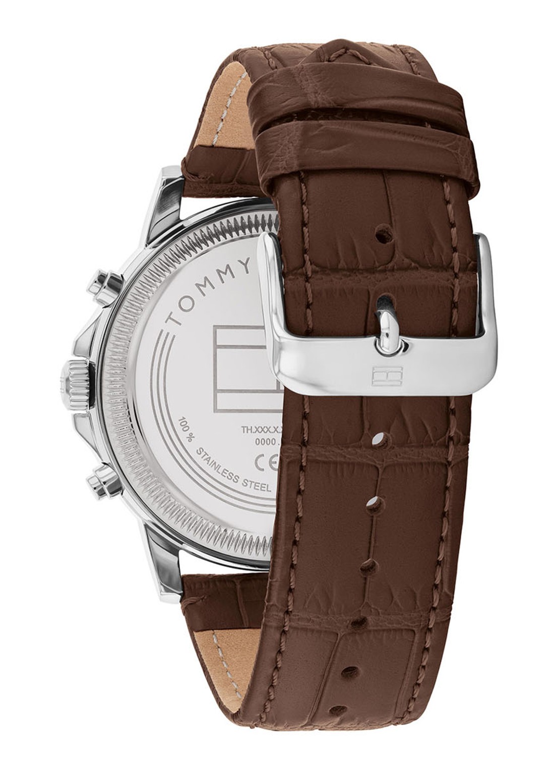 Tommy Hilfiger Wesley horloge TH17910629 - detail 4 bruin