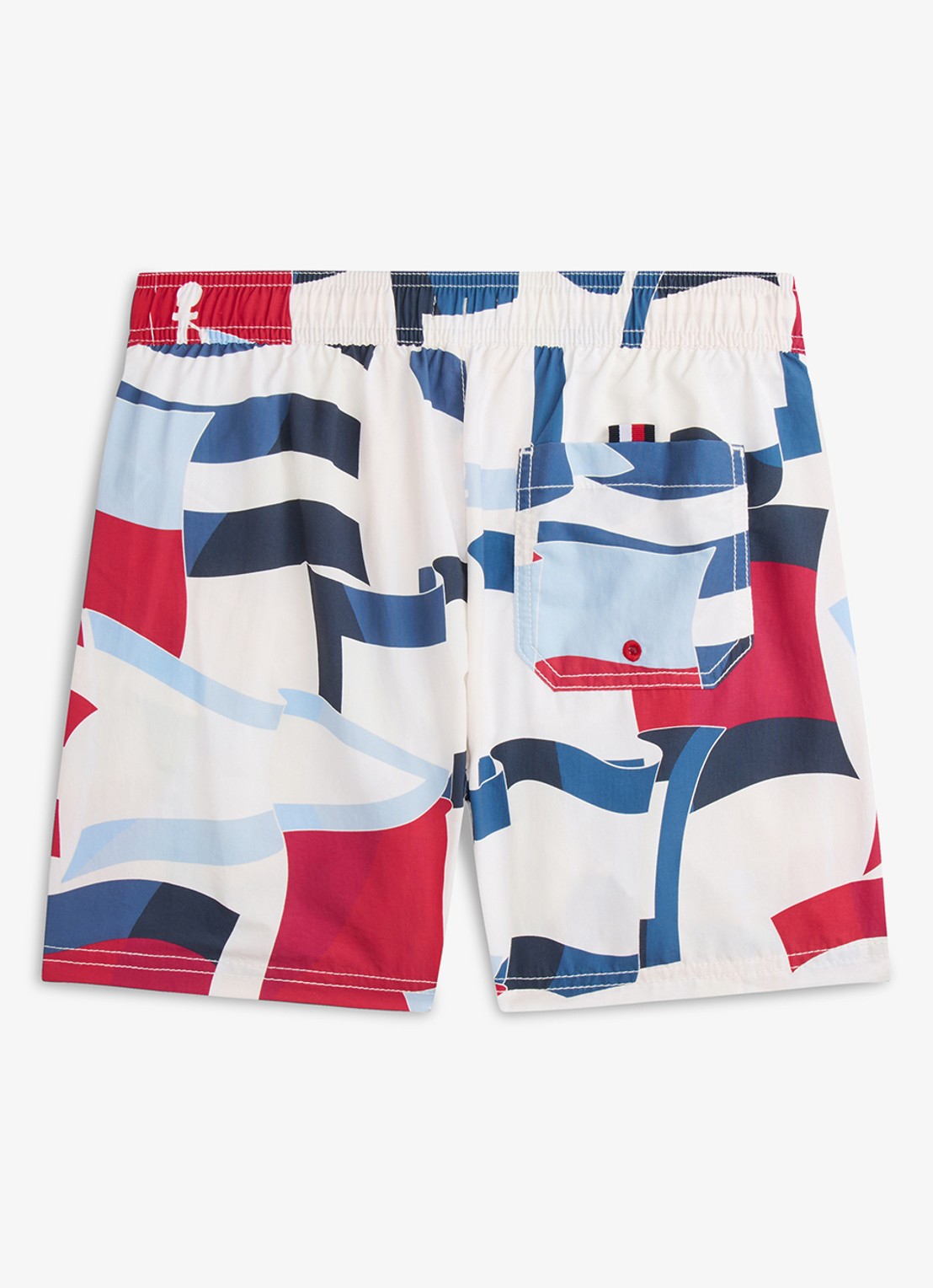 Tommy Hilfiger Zwemshorts met grafische print - achterkant 2 multicolor