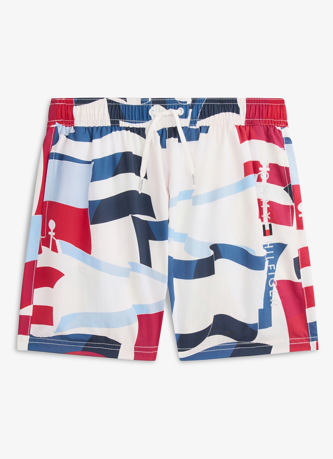 Tommy Hilfiger Zwemshorts met grafische print - voorkant multicolor