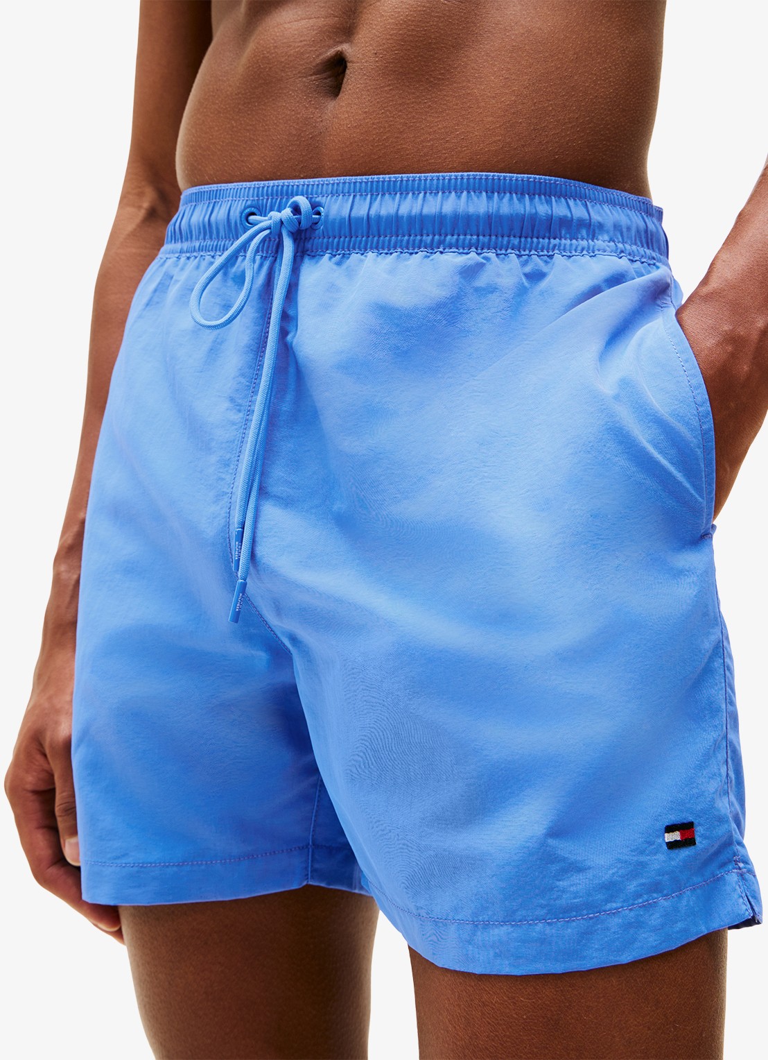 Tommy Hilfiger Zwemshorts met logo - detail 4 blauw