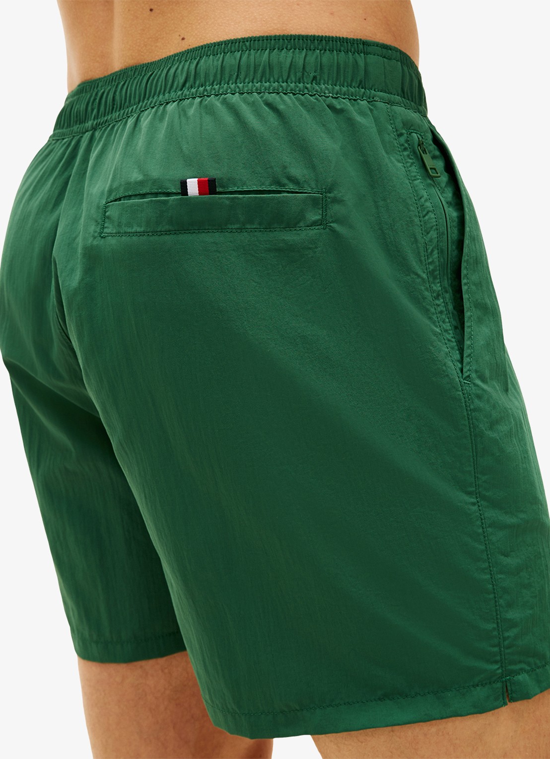 Tommy Hilfiger Zwemshorts met logo - detail 5 groen