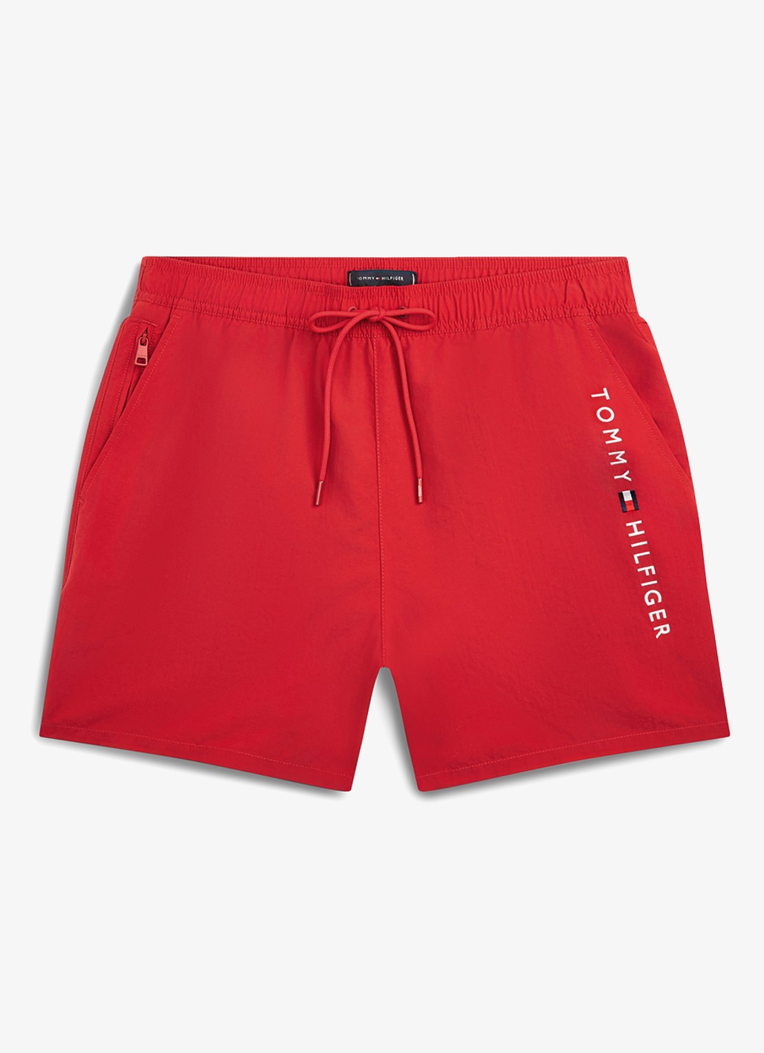 Tommy Hilfiger Zwemshorts met logo - voorkant 2 rood
