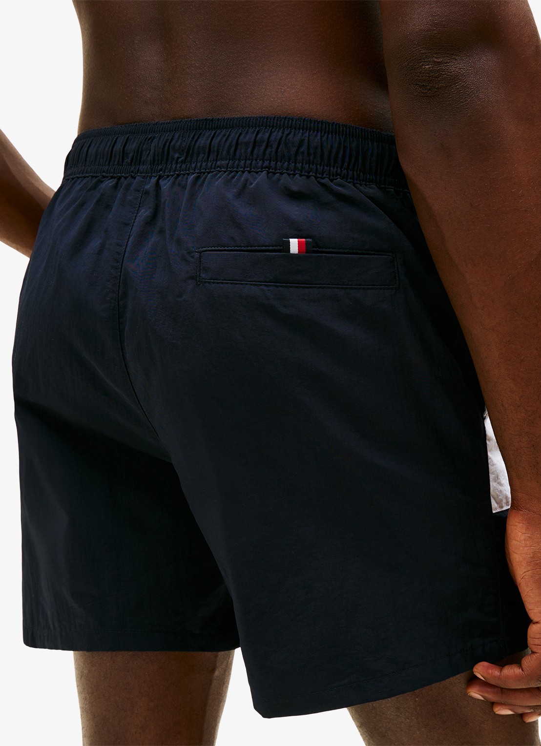 Tommy Hilfiger Zwemshorts met logo - detail 5 donkerblauw
