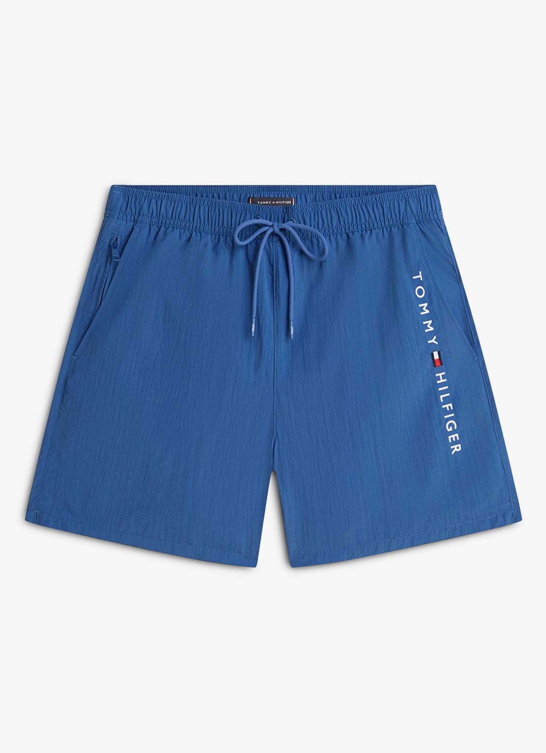 Tommy Hilfiger Zwemshorts met logo - voorkant 2 blauw