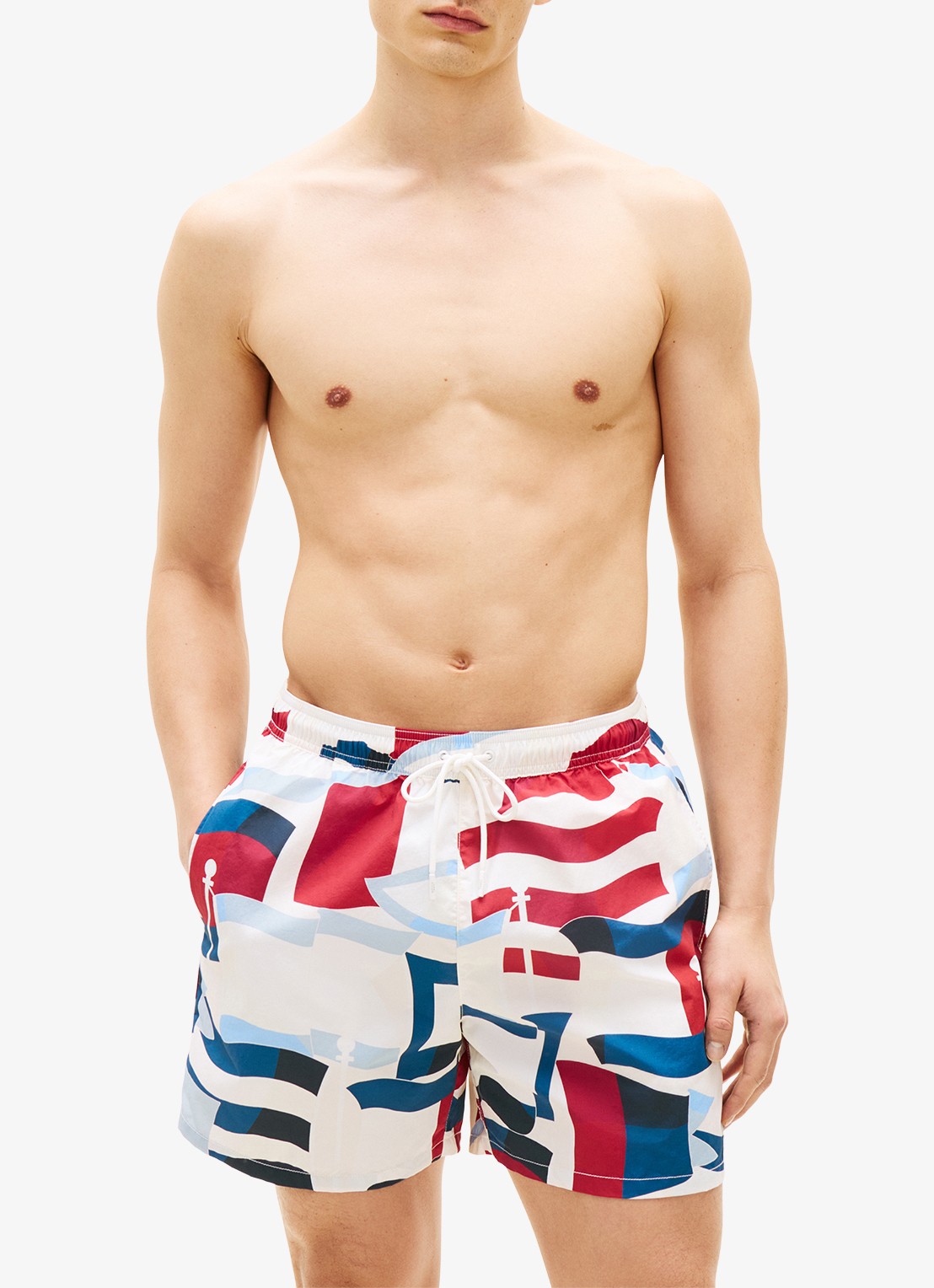 Tommy Hilfiger Zwemshorts met print - detail 4 rood