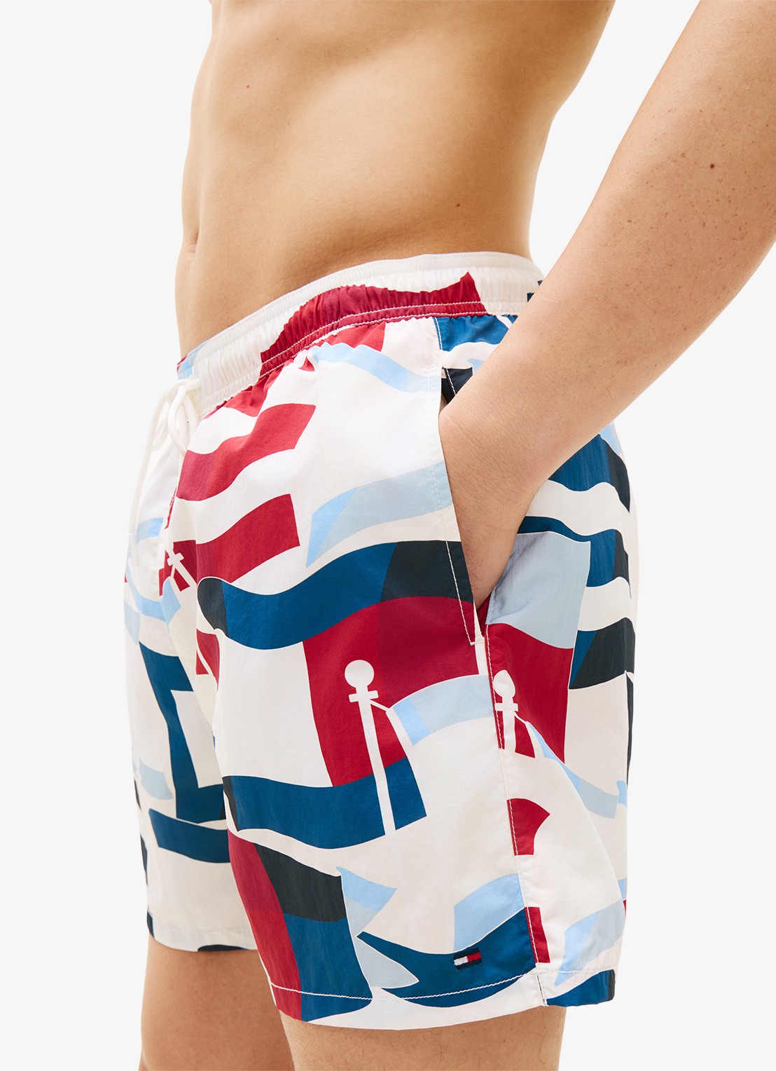 Tommy Hilfiger Zwemshorts met print - detail 5 rood