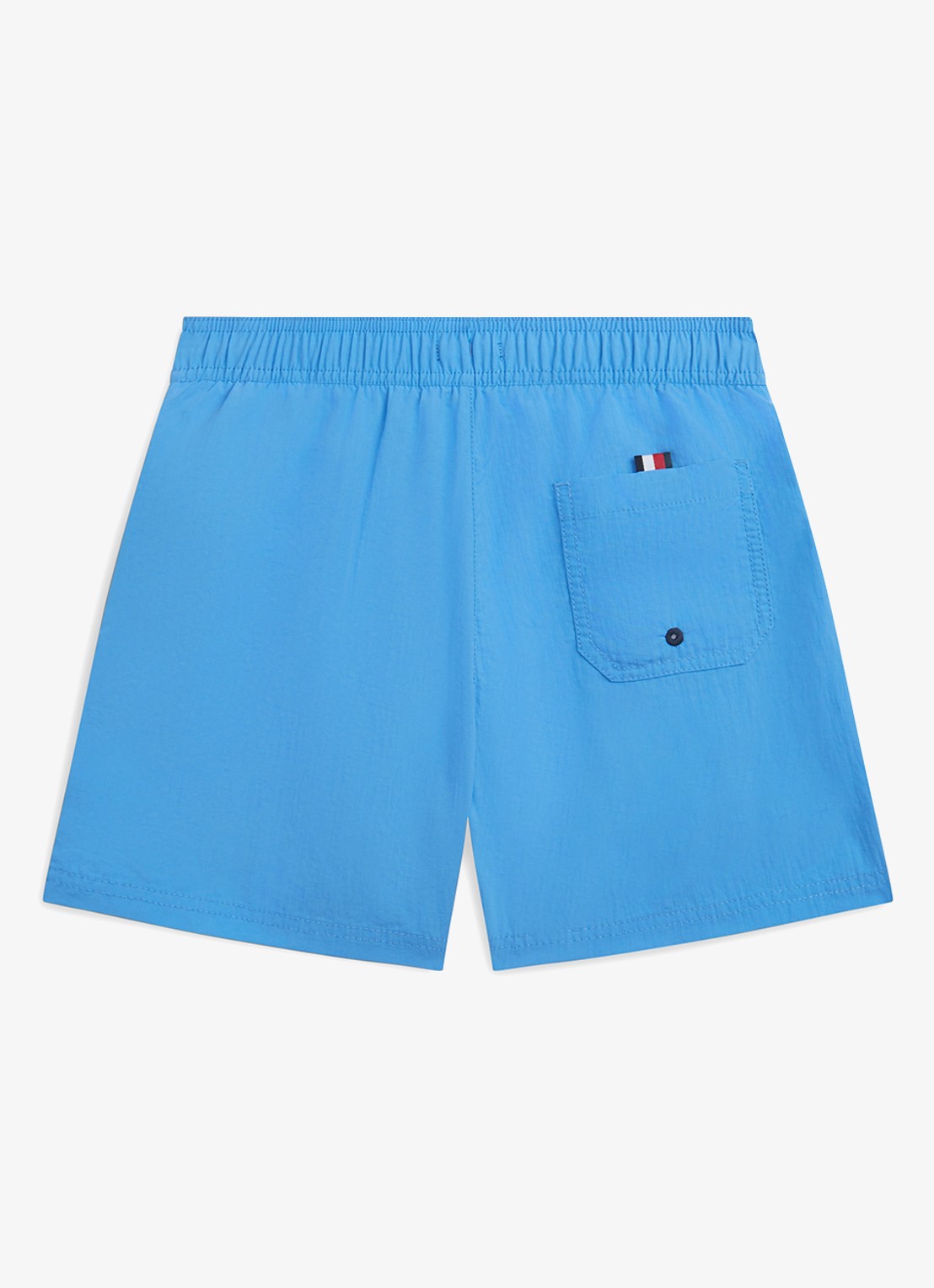 Tommy Hilfiger Zwemshorts met steekzakken en logo - achterkant 2 kobaltblauw