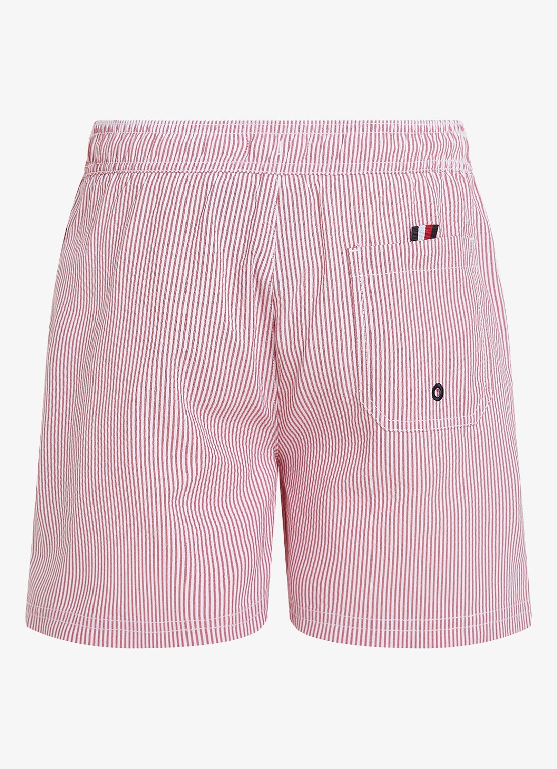 Tommy Hilfiger Zwemshorts met steekzakken  - achterkant 2 rood
