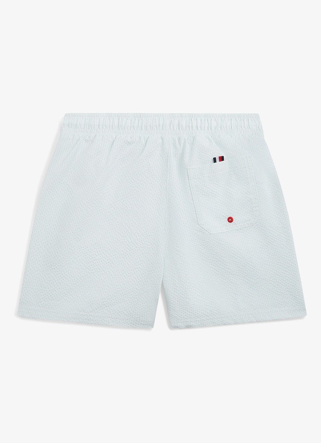 Tommy Hilfiger Zwemshorts met steekzakken  - achterkant lichtblauw