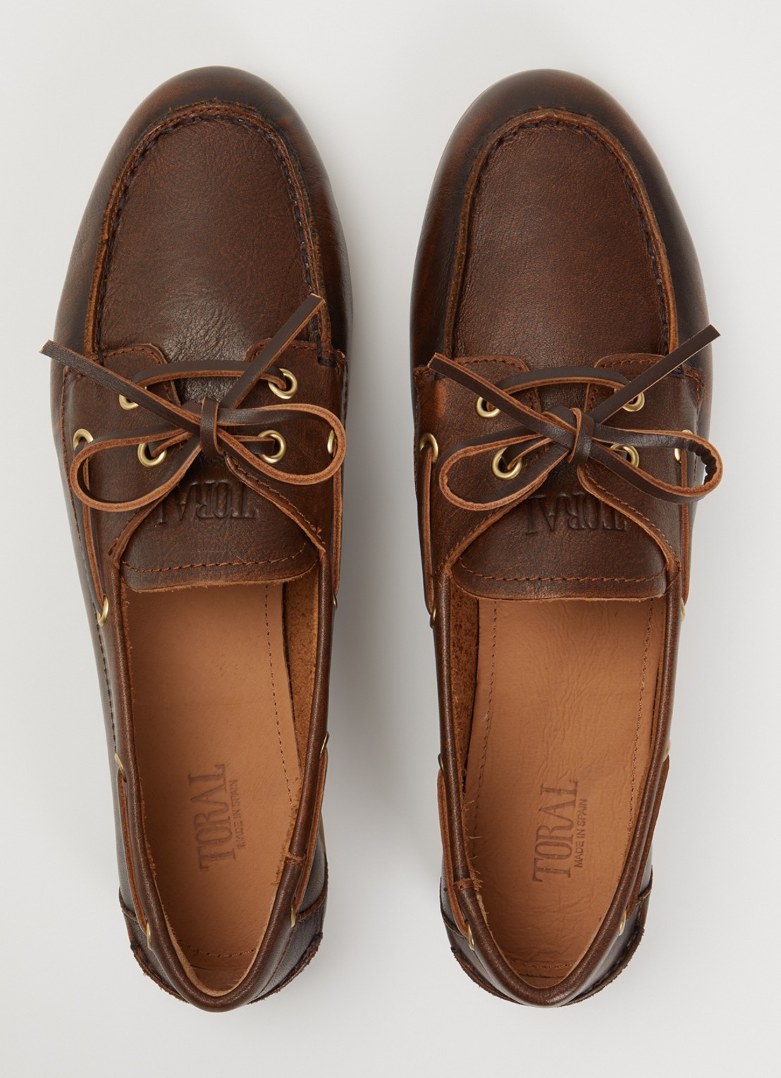 Toral Nahua bootschoen van leer - detail 4 donkerbruin