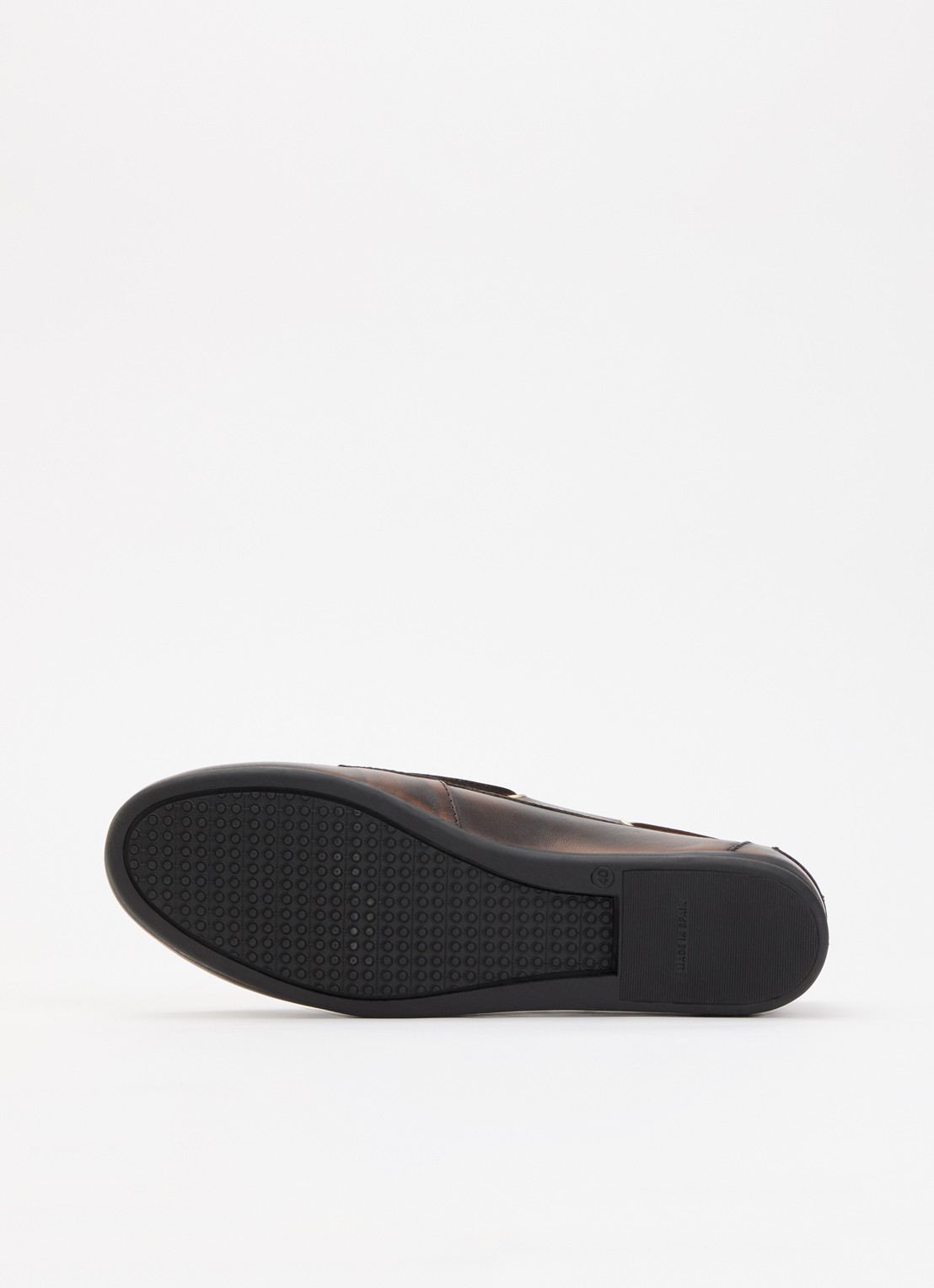 Toral Nahua loafers van leer  - detail 5 donkerbruin