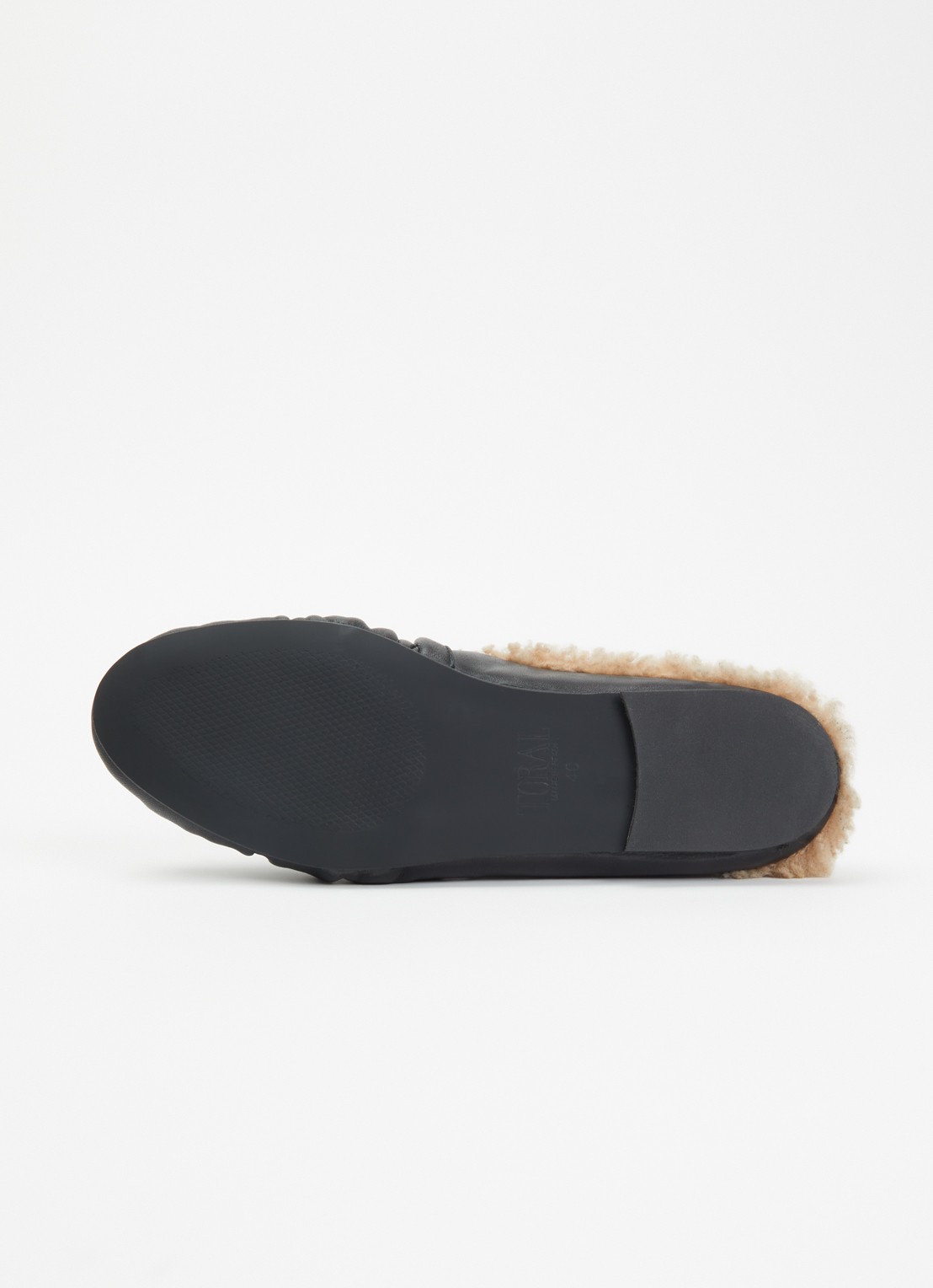 Toral Piper Winter loafer van leer  - detail 4 zwart