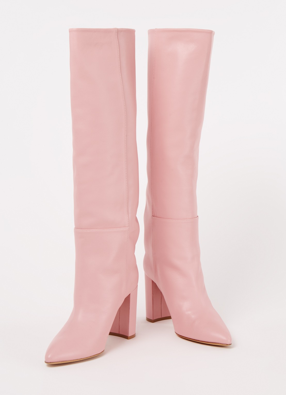 Toral Sofia laars van leer - detail roze