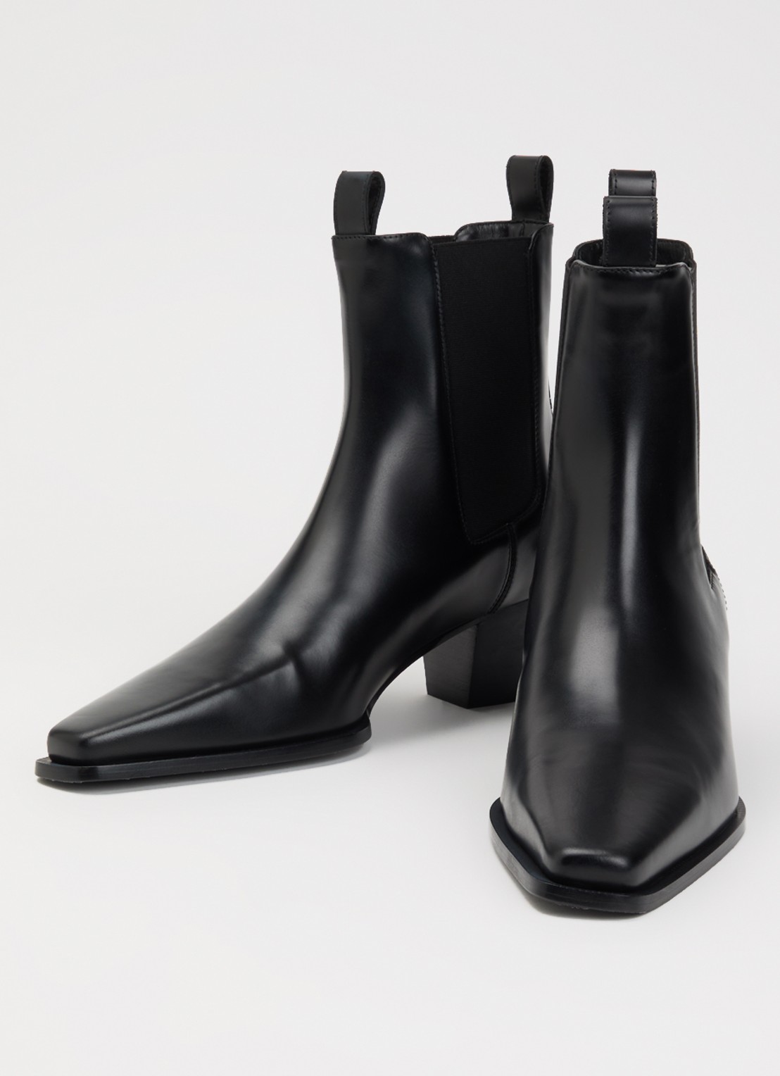 TOTEME Chelsea boot van kalfsleer - detail 3 zwart
