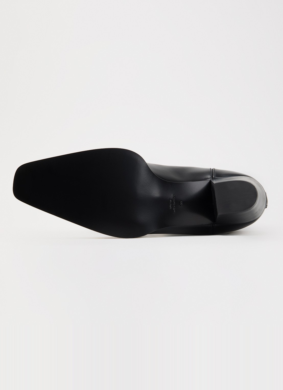 TOTEME Chelsea boot van kalfsleer - detail 4 zwart