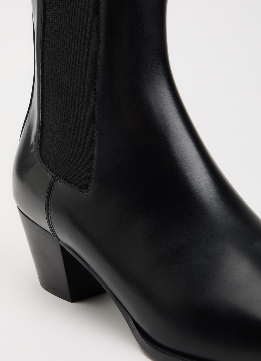 TOTEME Chelsea boot van kalfsleer - detail 5 zwart