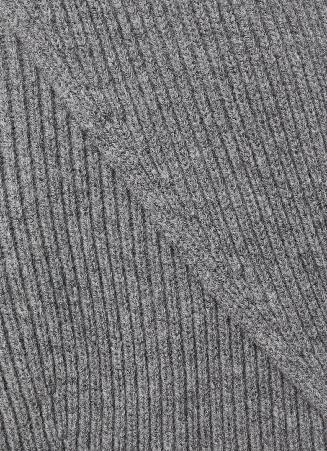 TOTEME Grofgebreid vest in wolblend - detail 5 grijs
