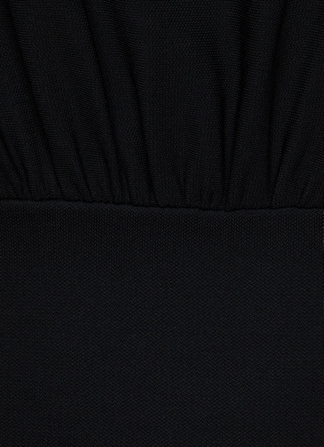 TOTEME Maxi jurk met boothals - detail 2 zwart