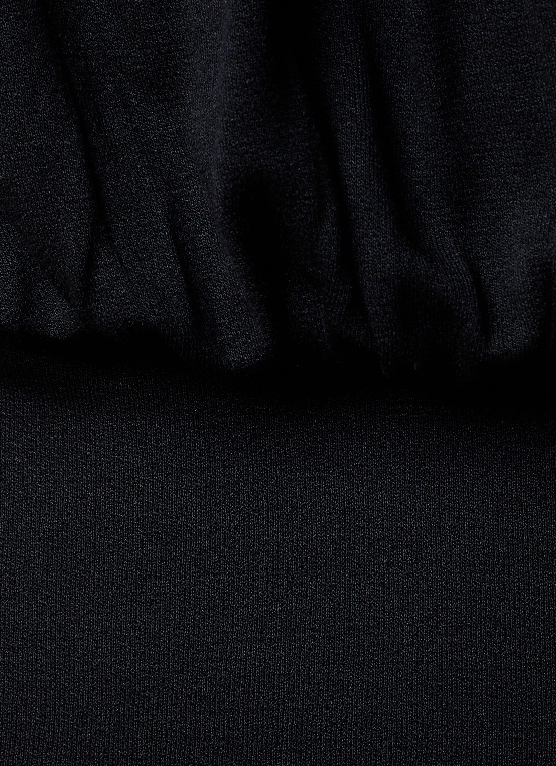 TOTEME Midi jurk met plooien en steekzakken - detail 4 zwart
