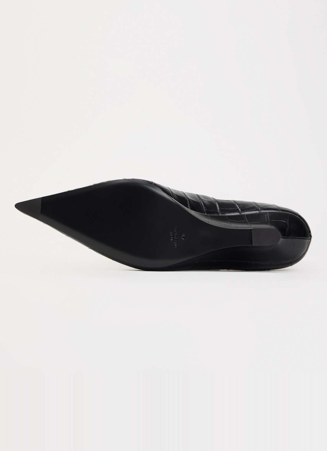 TOTEME Pump van leer - detail 3 zwart