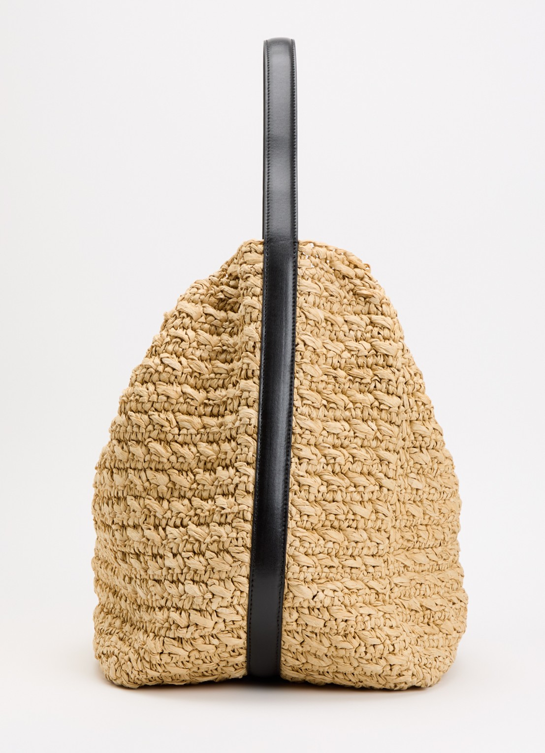 TOTEME Shopper met details van leer - detail 3 beige