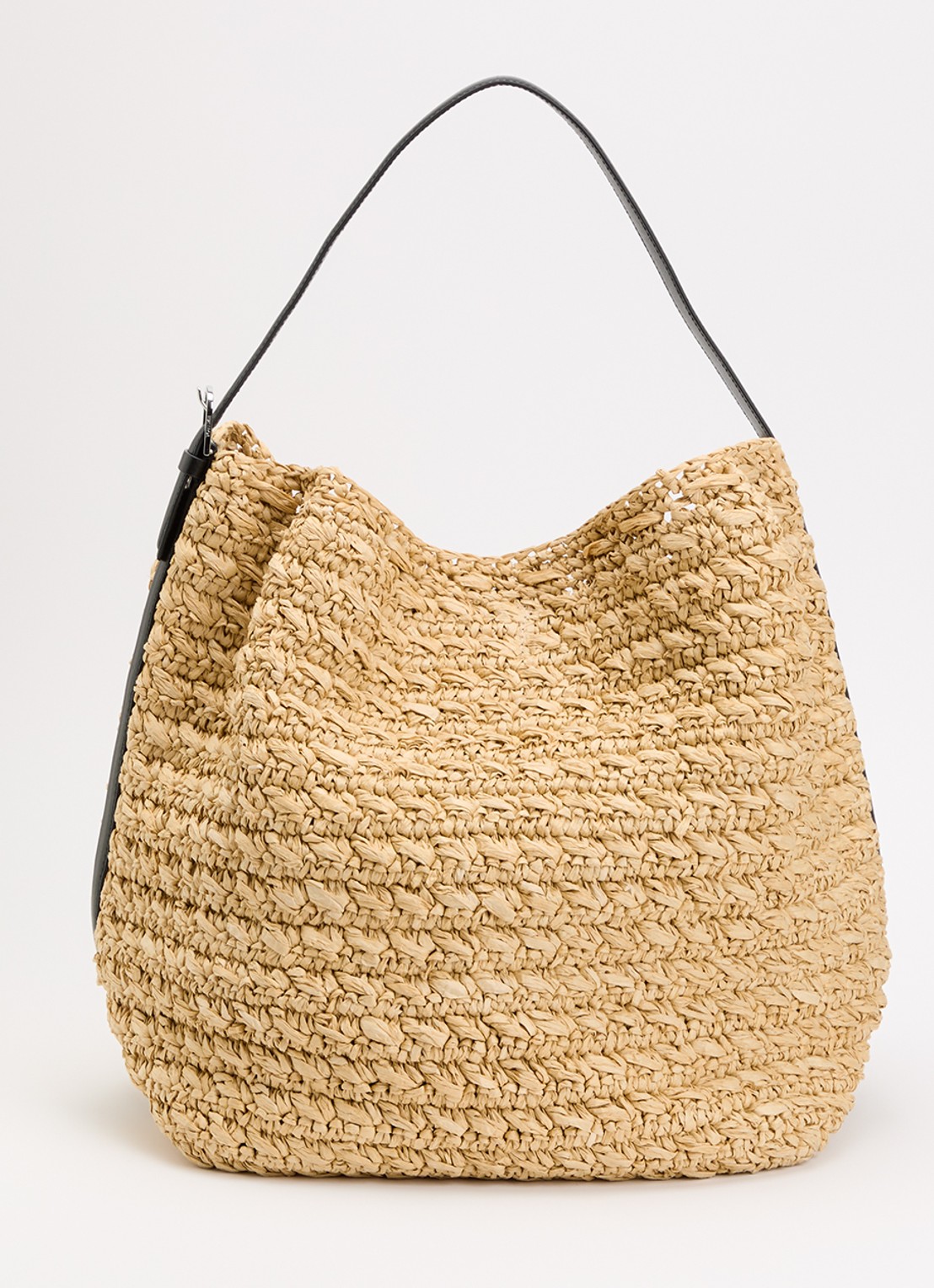 TOTEME Shopper met details van leer - voorkant 6 beige
