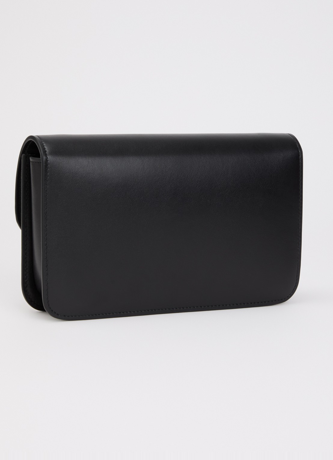 TOTEME T-Lock crossbodytas van leer  - achterkant 6 zwart
