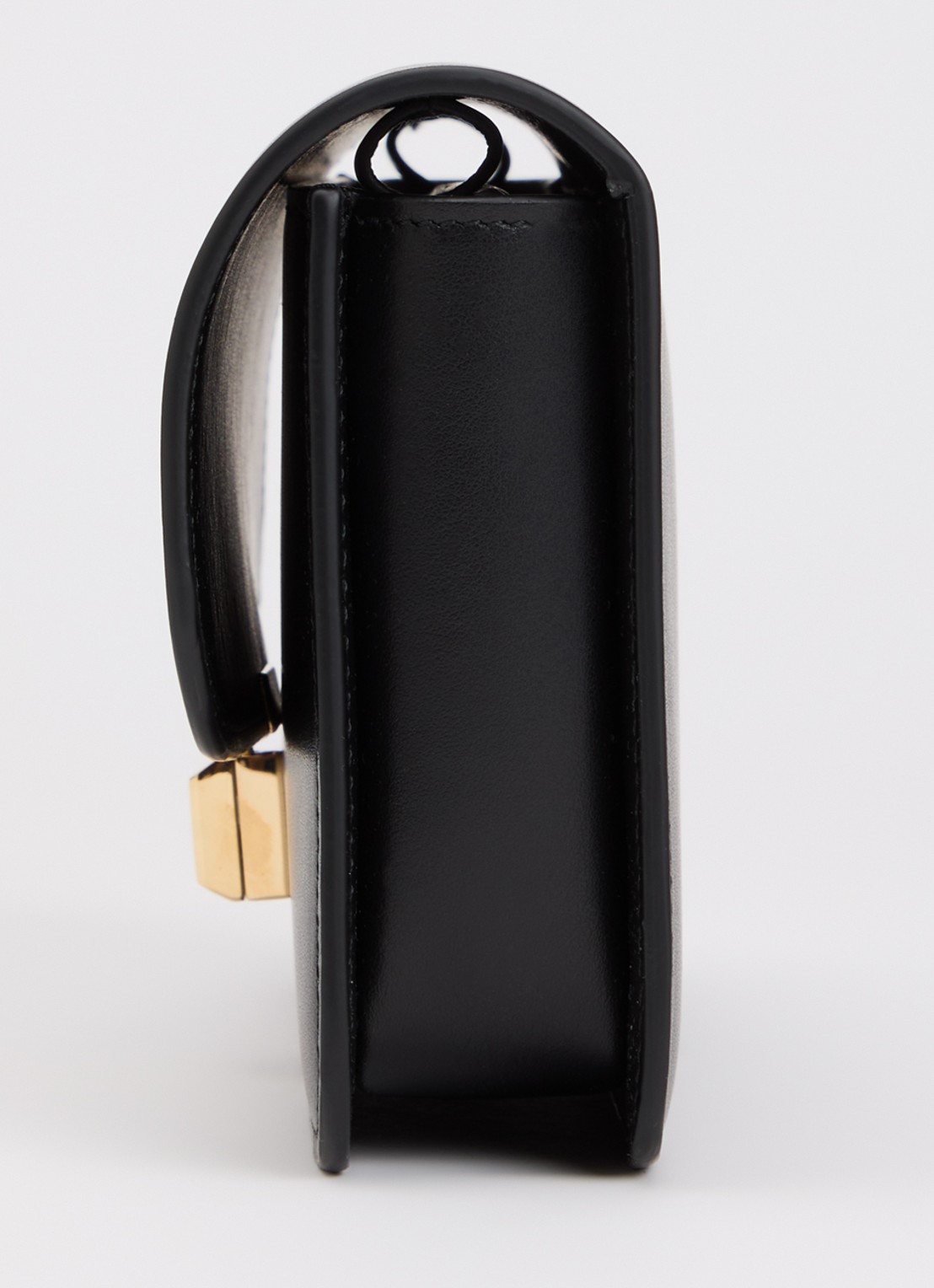 TOTEME T-Lock crossbodytas van leer  - detail 2 zwart