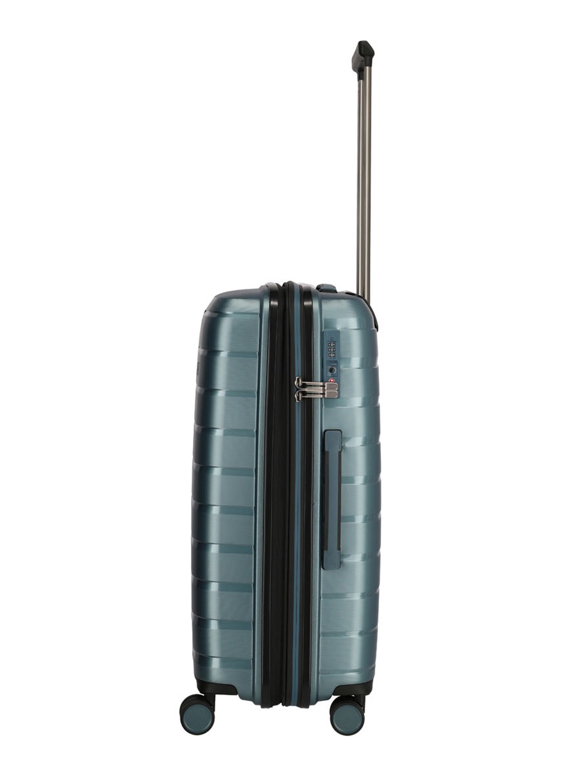 Travelite Air Base 4 Wiel trolley 67 cm - detail 4 staalblauw