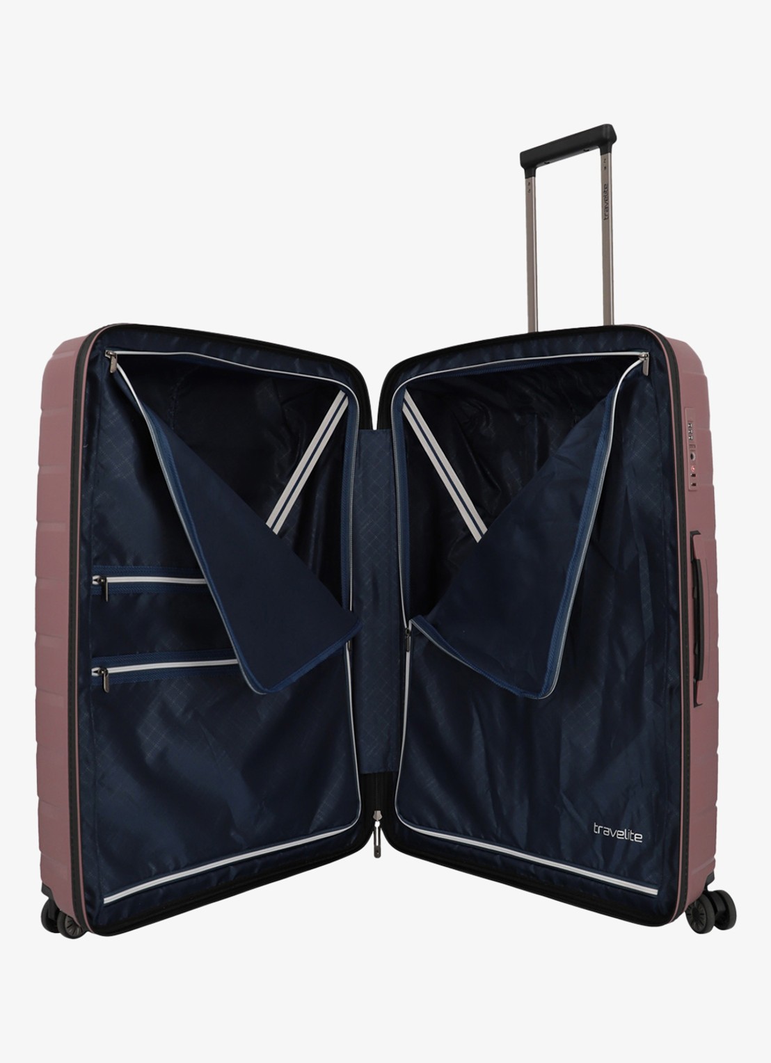 Travelite Air Base L spinner 77 cm - voorkant 2 lila