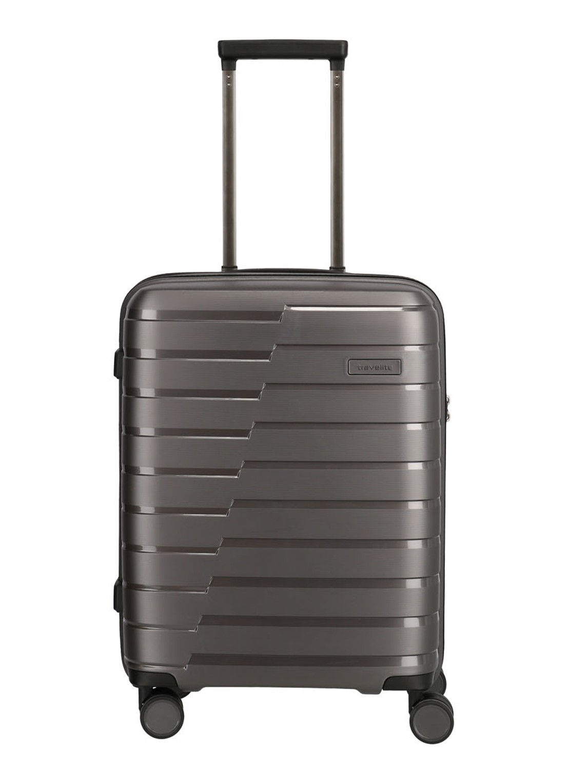 Travelite Air Base S spinner 55 cm - voorkant 6 donkergrijs