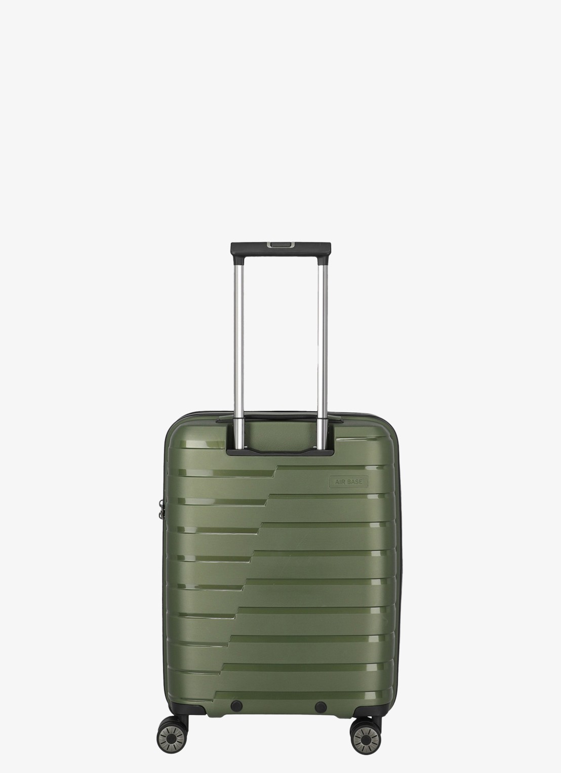 Travelite Air Base S vergrootbare spinner 55 cm - achterkant 5 legergroen