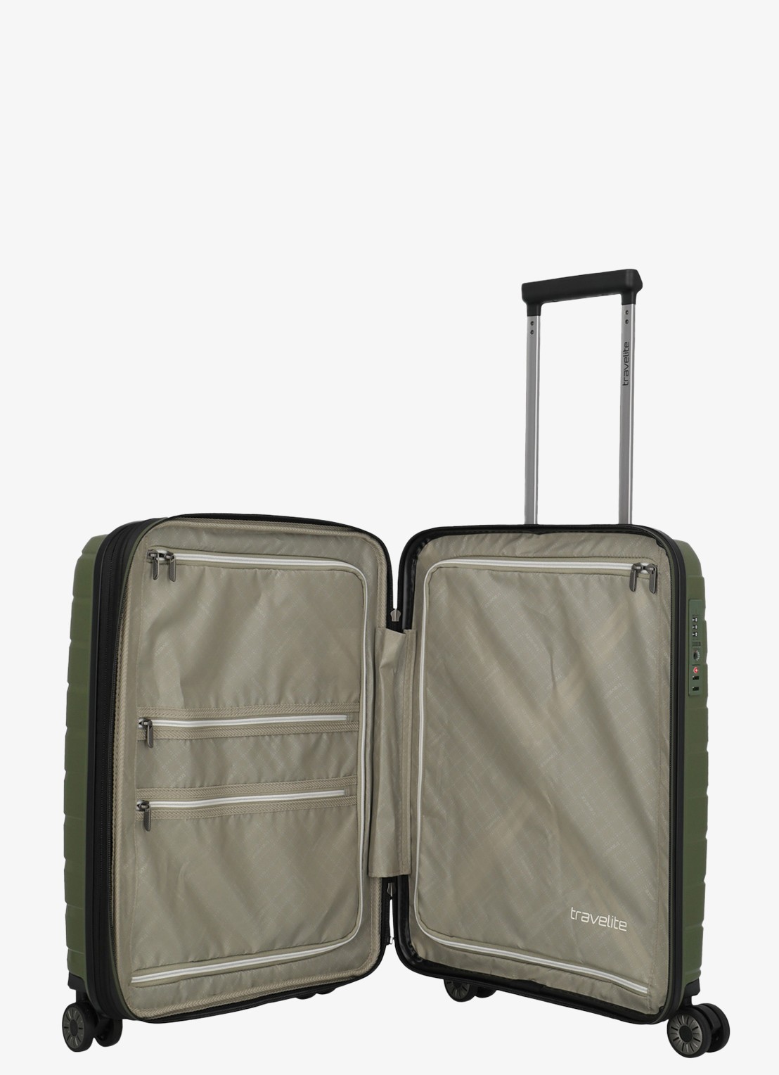 Travelite Air Base S vergrootbare spinner 55 cm - detail 4 legergroen