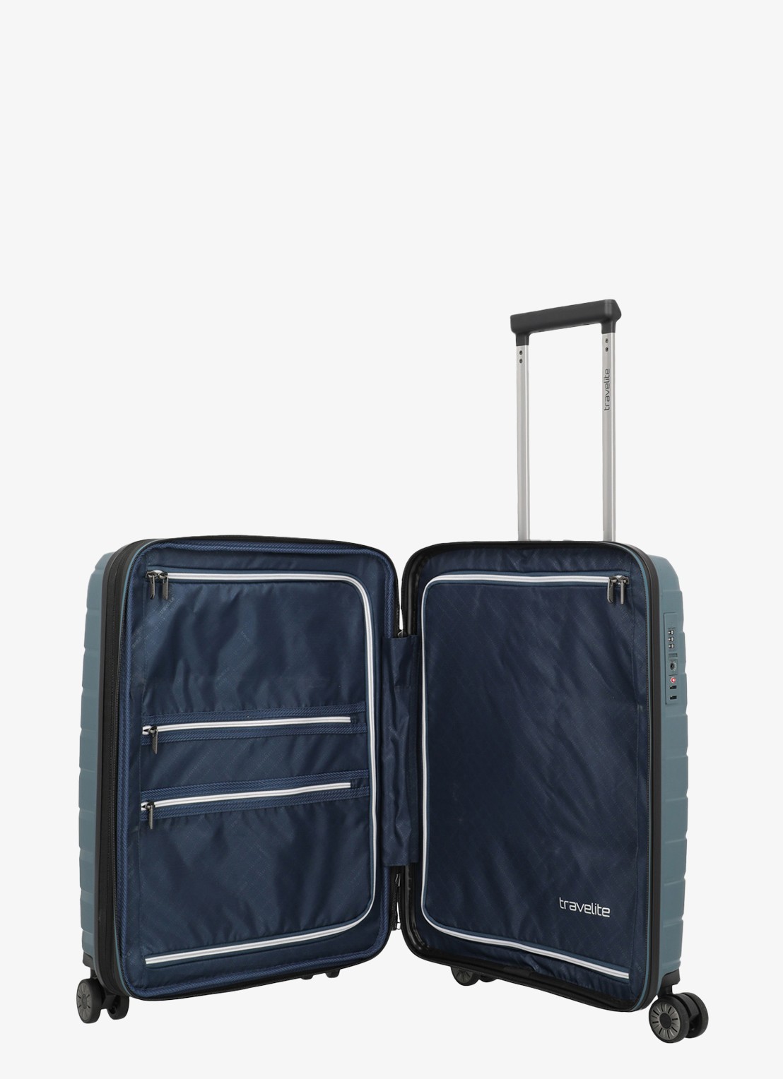 Travelite Air Base S vergrootbare spinner 55 cm - detail 2 donkerblauw