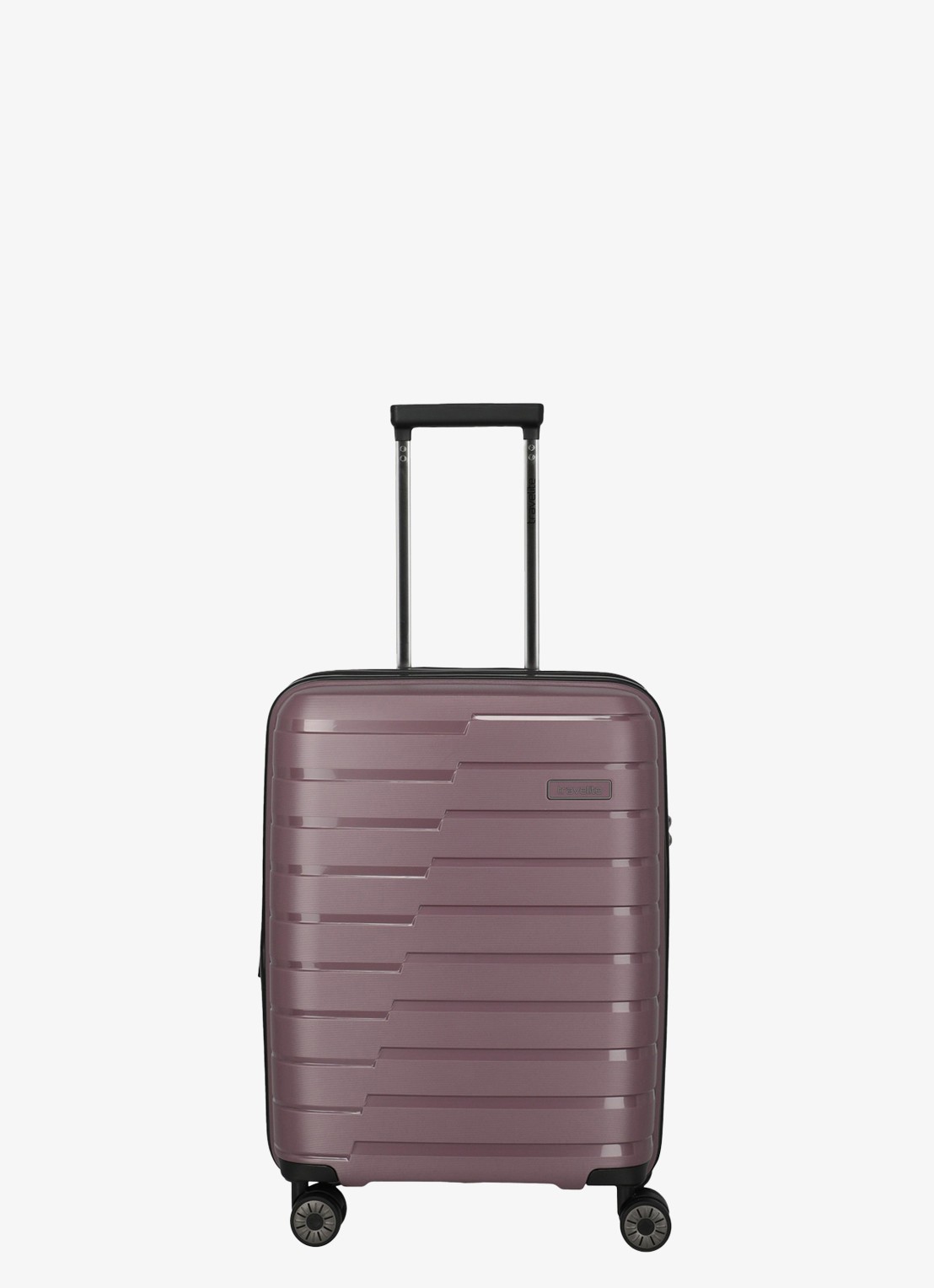 Travelite Air Base S vergrootbare spinner 55 cm - voorkant taupe