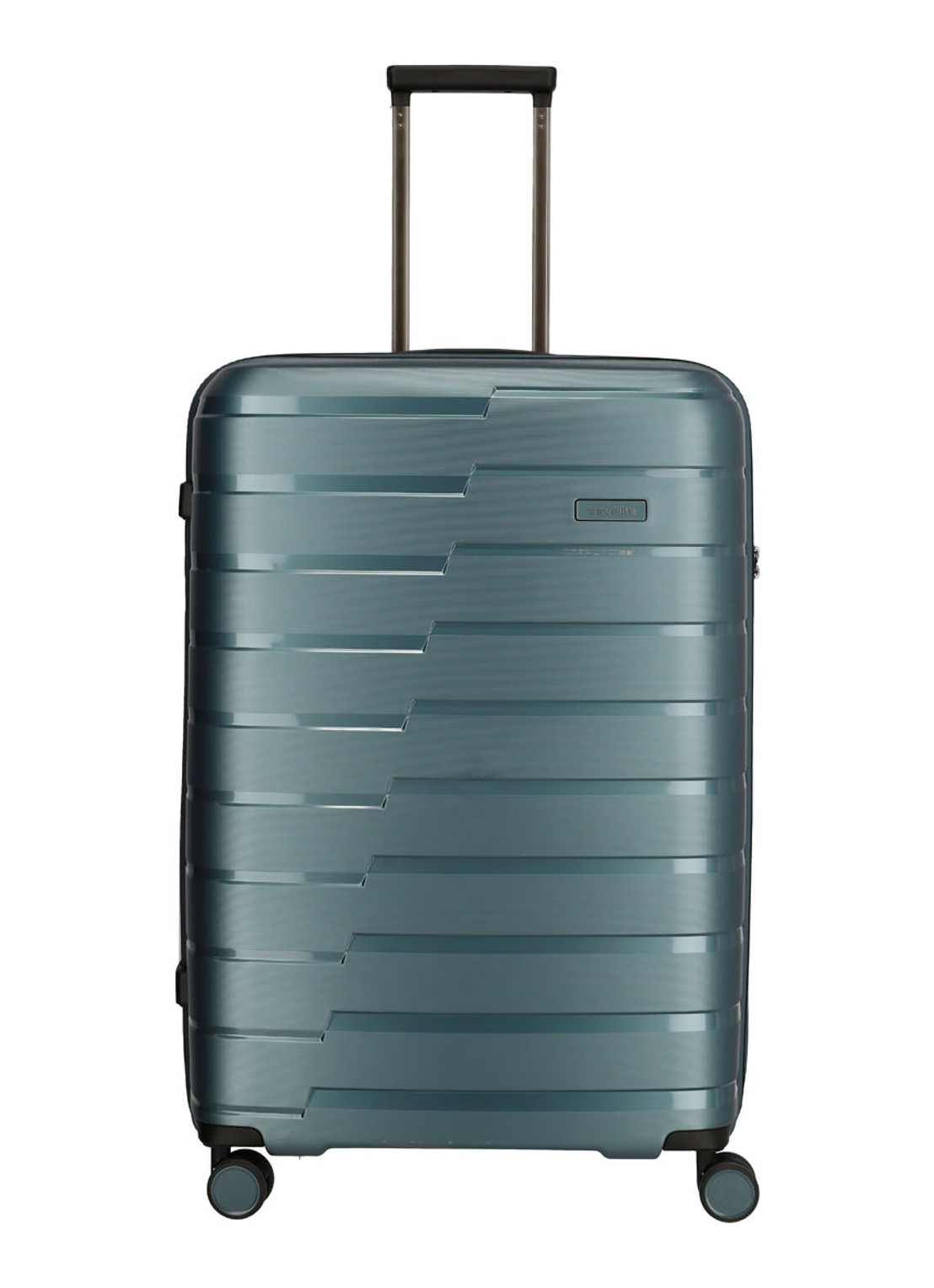 Travelite Air Base spinner 77 cm - voorkant 6 staalblauw
