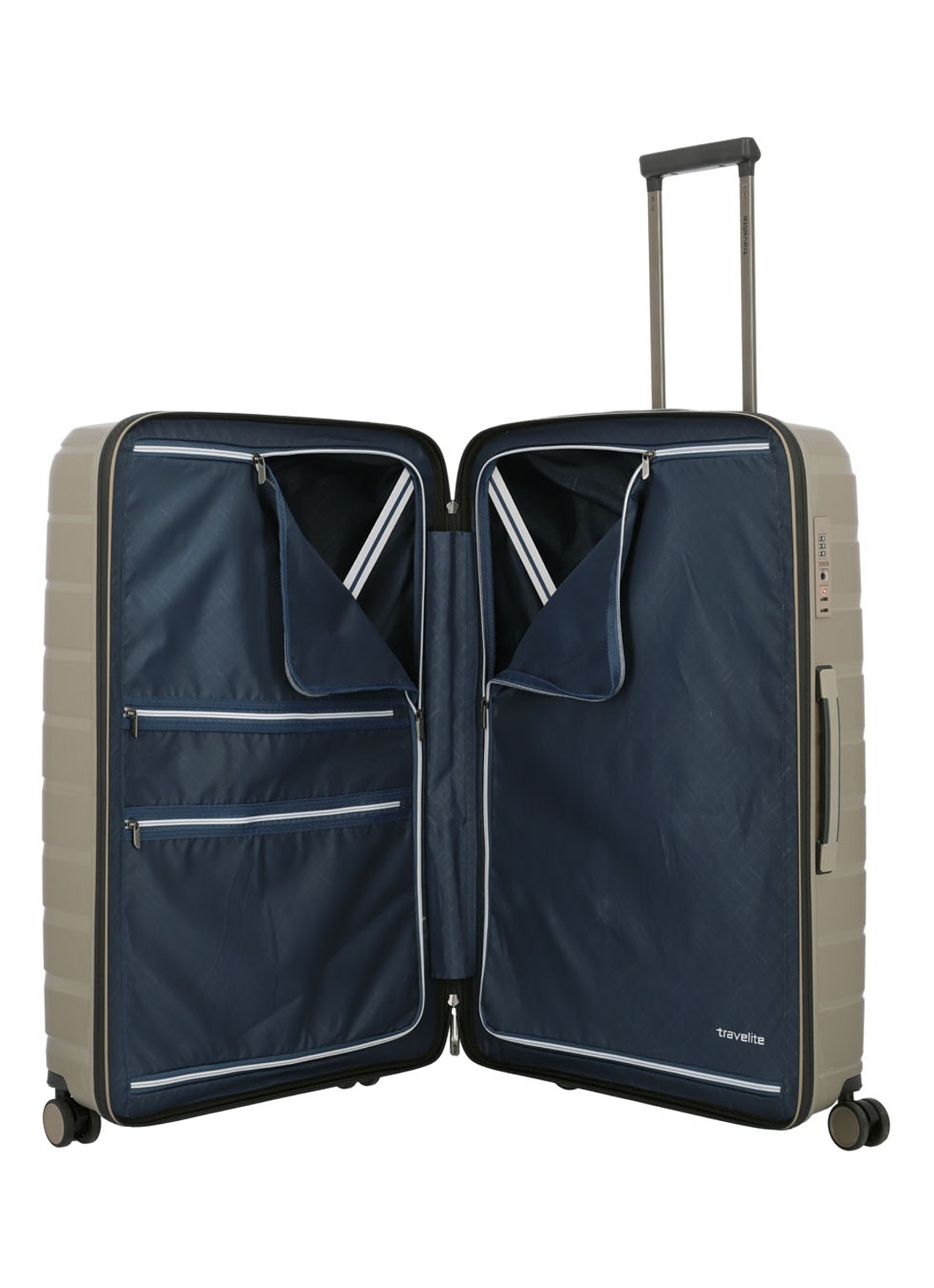 Travelite Air Base spinner 77 cm - voorkant 2 goud
