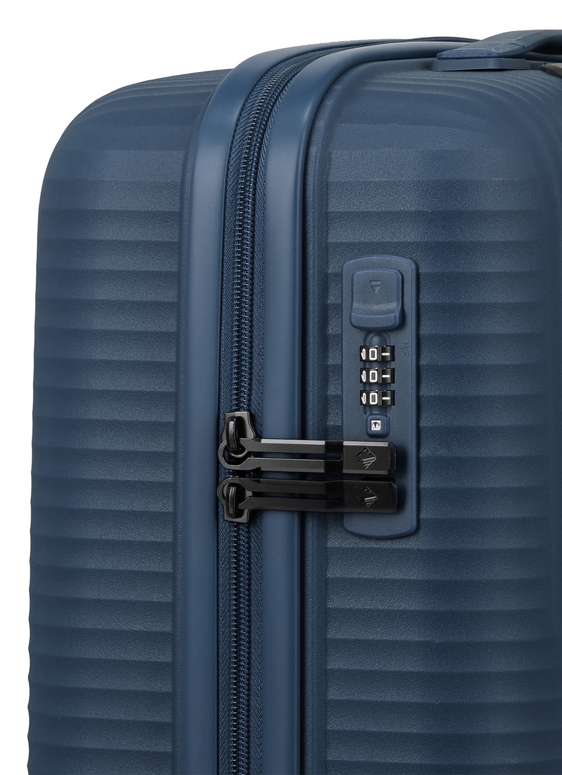 Travelite Air Stripe spinner 55 cm - detail 7 donkerblauw