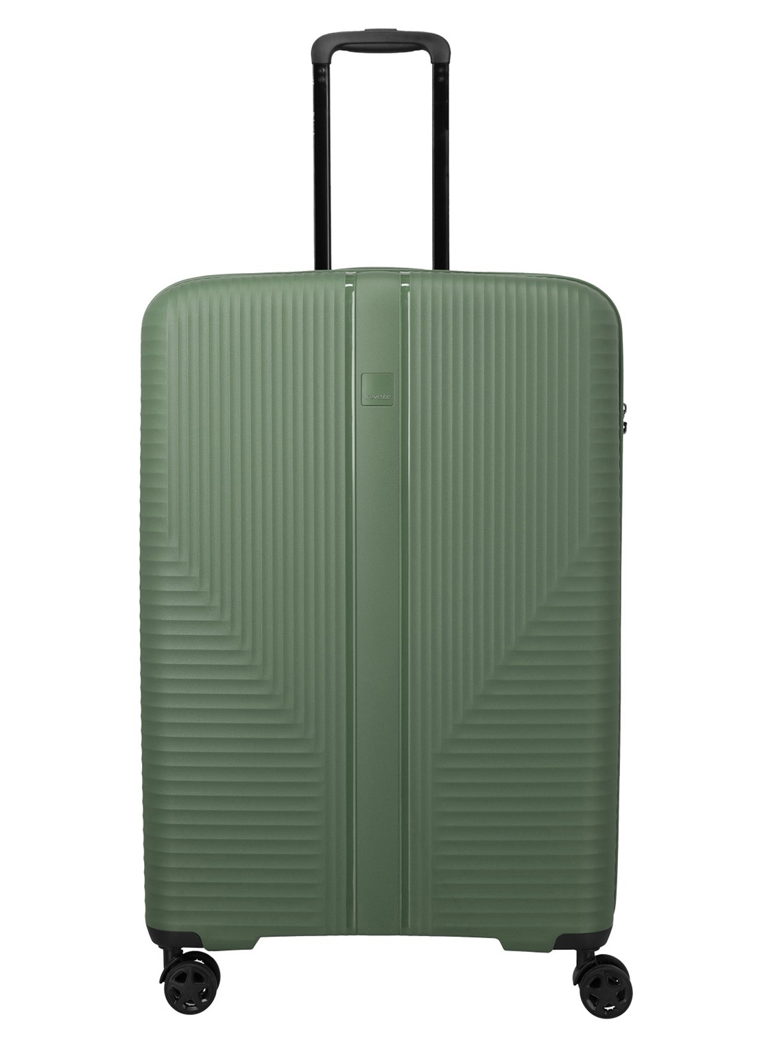 Travelite Air Stripe spinner 77 cm - voorkant groen