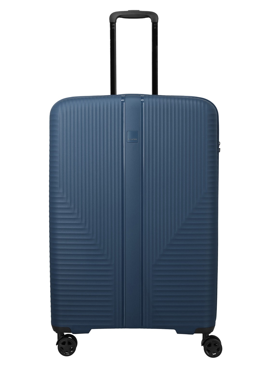 Travelite Air Stripe spinner 77 cm - voorkant 6 donkerblauw